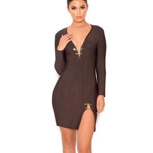 House of CB Antonina Safety Pin Bandage Dress size XS